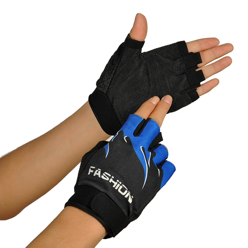 Перчатки для велоспорта, женские спортивные перчатки для велоспорта, езды на велосипеде, пеших прогулок, гелевые перчатки без пальцев, спортивные перчатки с полным пальцем - Цвет: Синий