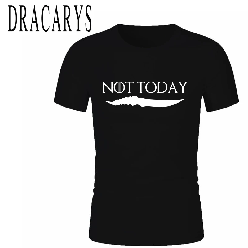 DRACARYS 2019 футболка Игра престолов брендовая не сегодня для мужчин и женщин