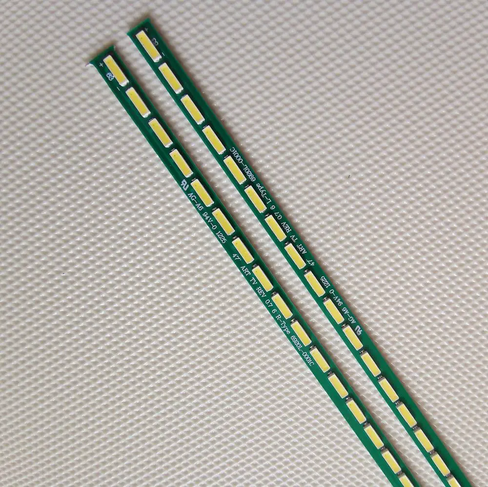 2 шт. светодиодный полосы для LG 47LA6600 47LA660S 47LA690S 47E700S 47LM6700E 47PFL6007 47 &quotV13 арт ТВ REV 0 4 6916L