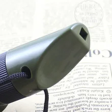 Многофункциональный Открытый кемпинг свисток Компас 7 Функциональные полосы термометр компас H7-1