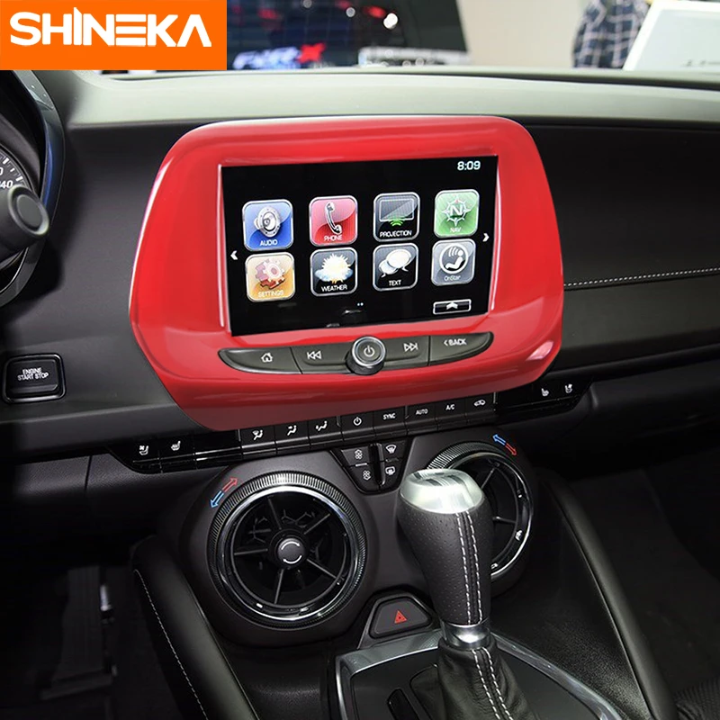 SHINEKA ABS маленький экран 7 &quotпанель GPS навигации рамка Видео кольцо отделка крышка