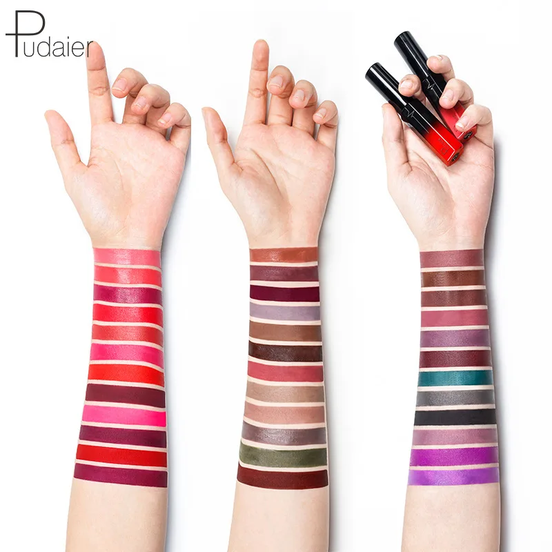 Pudaier 36 colors matte lip gloss durable non-decolorizing lip glaze liquid lipstick Pudaier 36 colors matte lip gloss durable non-decolorizing lip glaze liquid lipstick