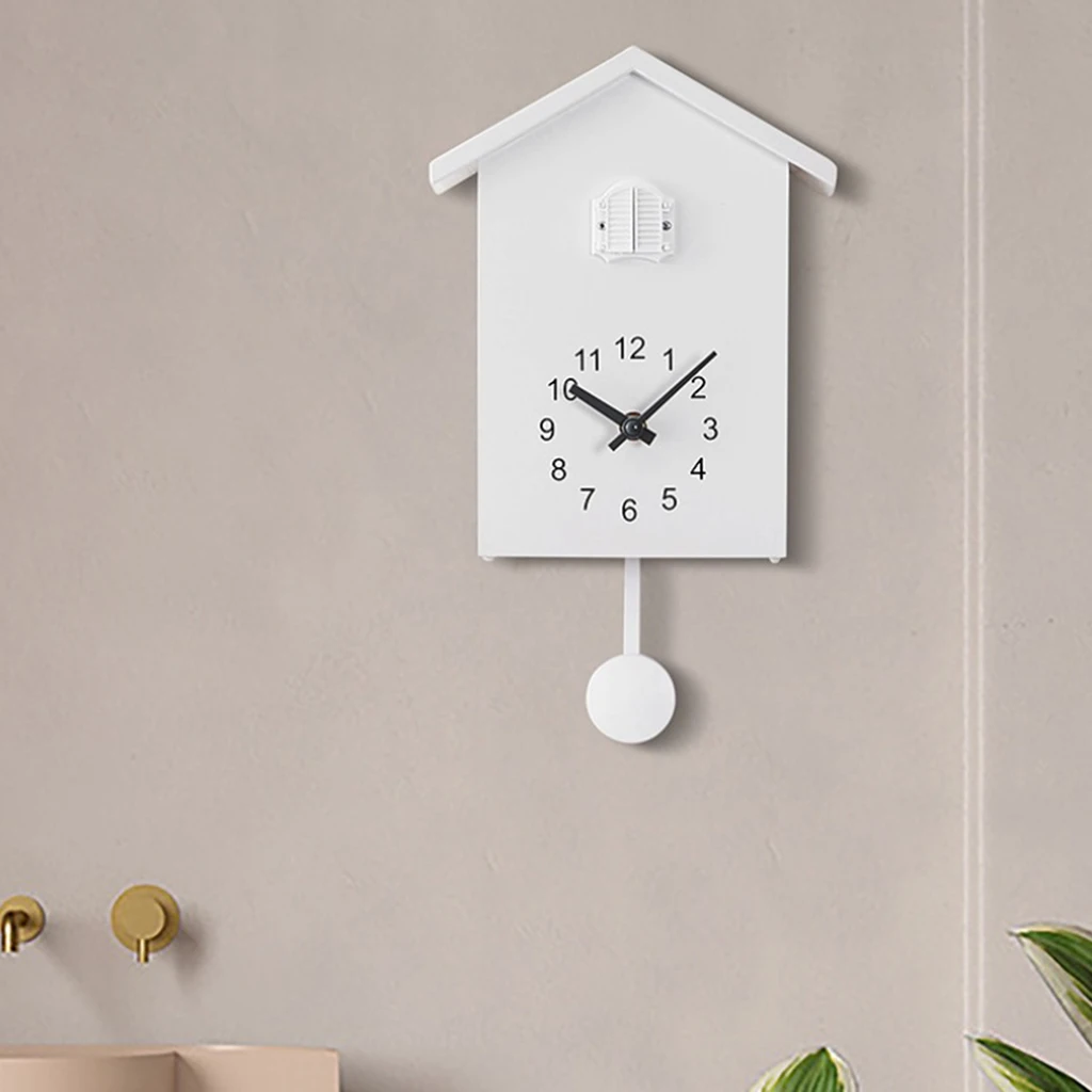 Бесшумные подметающие настенные часы Cuckoo Tell Time на батарейках детские подарки
