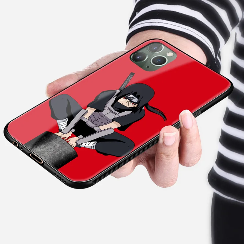 Наруто Итачи Учиха мягкий силиконовый стеклянный чехол для телефона Apple iPhone SE 6 6s 7