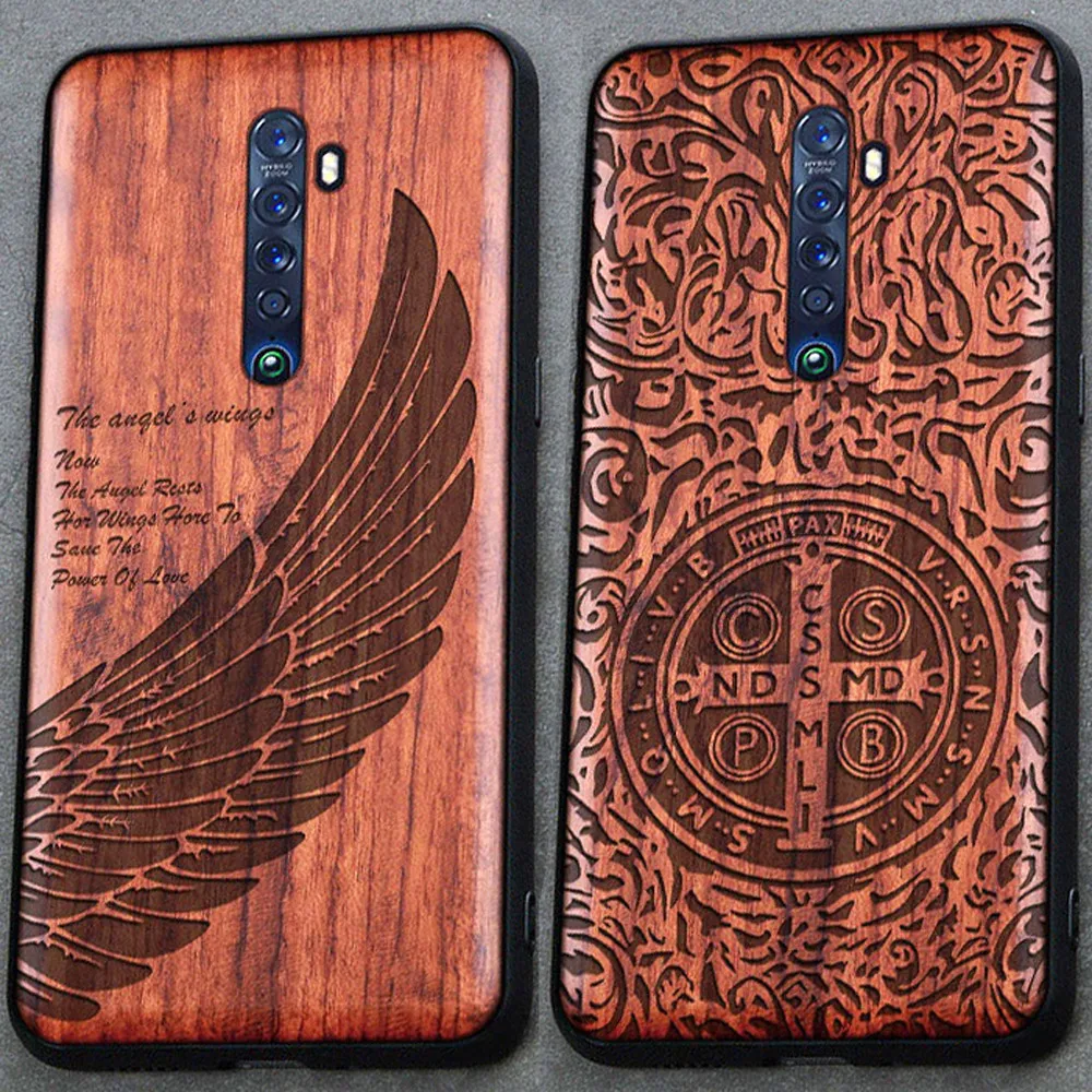 3D резной деревянный ящик для Oppo Reno2 Reno 2 Aztec Tribe Tribal Cover| |