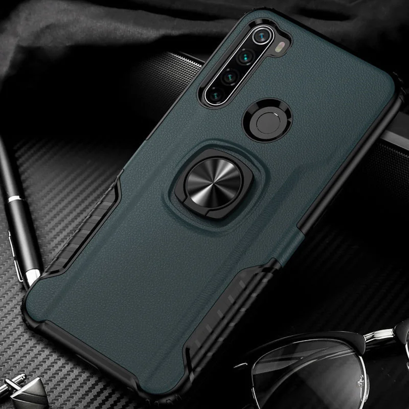 Противоударный чехол для Redmi Note 8 Pro, чехол для Xiaomi Redmi Note 8, 7, 6, 5 Pro, 8A, 7A, магнитное крепление на вентиляционное отверстие, автомобильный держатель, защитный чехол - Цвет: Navy