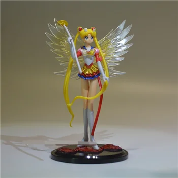 

1piece 18cm original Anime Figurine Sailor Moon PVC Figures Collection Model Toys Dolls
