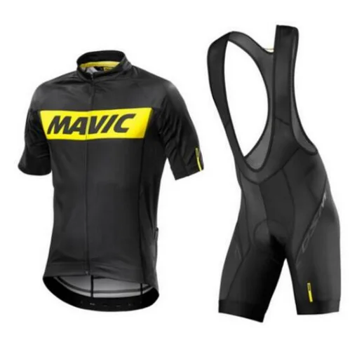 MAVIC Pro Sommer Radfahren Jersey Conjuntos 9d гель Gepolsterte Pantalones Cortos De Bicicleta Atmungs про Джерси