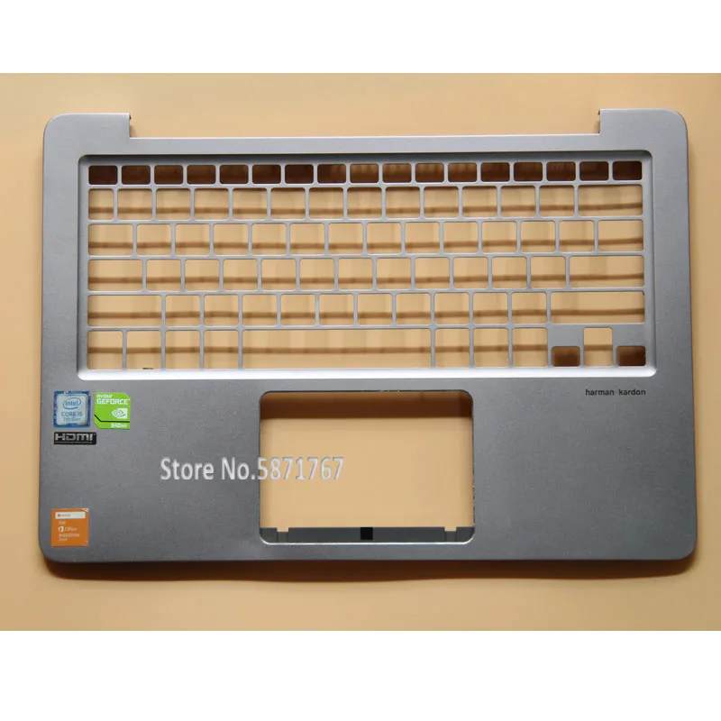Верхняя крышка для клавиатуры ASUS U4000U RX310 UX410 UX310 UX310U UX310UL UX310L серебристого и
