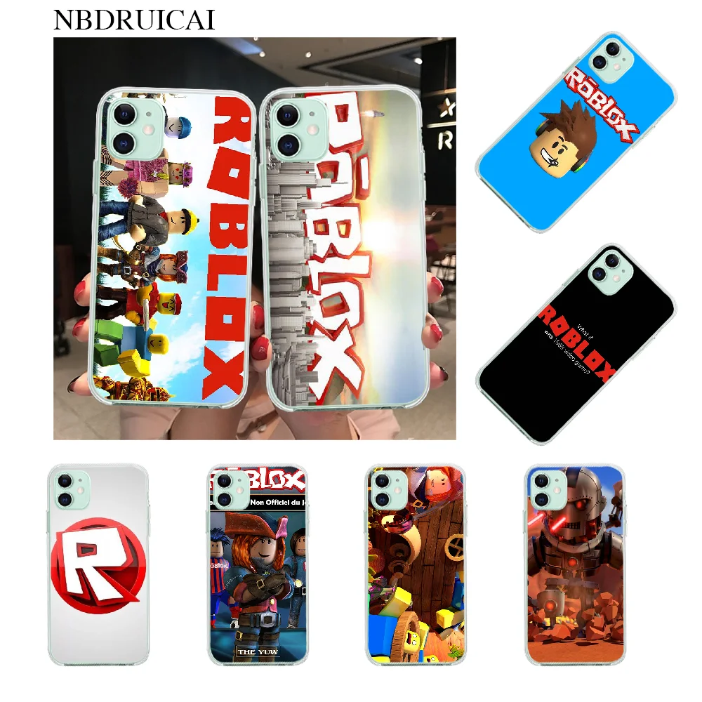 Nbdruicai Games Roblox Logo Soft Phone Case For Iphone 11 Pro Xs Max 8 7 6 6s Plus X 5s Se Xr Cover Phone Case Covers Aliexpress - iphone 7 new roblox