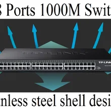 Plug& Play, 48 портов Настольный гигабитный 1000 Мбит/с коммутатор Ethernet сетевой коммутатор LAN концентратор полный или полудуплексный коммутатор Tp-Link
