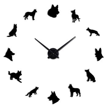 

hot sale diy wall sticker clocks acrylic quartz material home decoration living room europe stickers still life