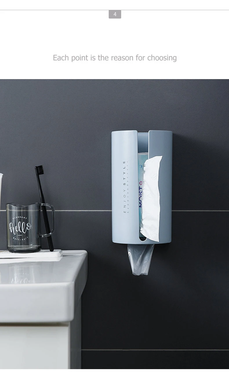 Беспробиваемый офисный кухонный шкаф многофункциональная Модная креативная Ванная комната Туалет пластиковая коробка для одноразовых салфеток паста