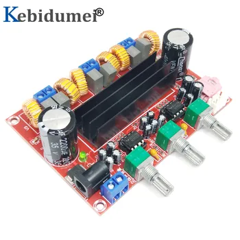 

Kebidumei New 2.1 Channel Audio Amplifier Board TPA3116D2 50Wx2+100W Digital Subwoofer Power 12~24V Amplificador Module