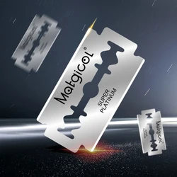 100 PCS/Lot Razor Blade Double-Edge Blades Super Platinum Stainless Steel Hair Shaving Knife Shave Hair Barber Tools Wholesale
