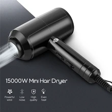 220 В фен для волос, профессиональный фен, горячий/холодный ветер, низкий уровень шума, мини-вентилятор, сухой фен, 9 листьев, ветровой ротор, салонный Модный Инструмент