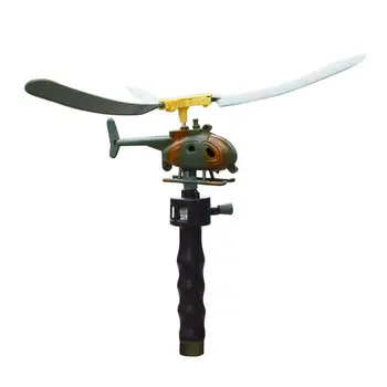 

Aviation Model Copter Handle Pull Helicopter Plane Outdoor Toys for Kids Outdoor Playing Drone Children's Day Gifts For Beginner