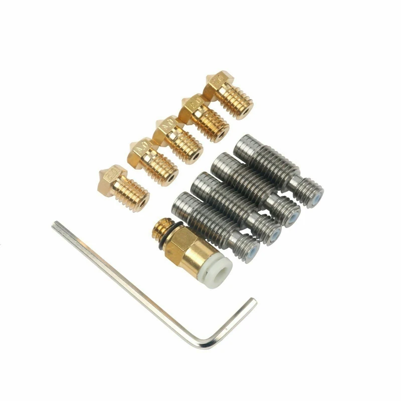 V6 j-головка Hotend Полный комплект с Экструдером печатающая головка тефлоновая насадка горло трубка для V6 Makerbot RepRap 3d принтер