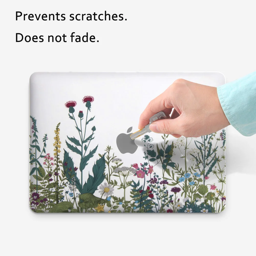 Чехол для ноутбука с 3D принтом для MacBook Air Pro retina 11 12 13 15 дюймов с сенсорной панелью, чехол+ прозрачная крышка для клавиатуры