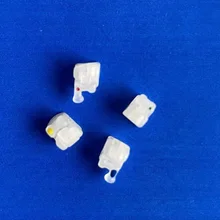 

Denxy 20pc/set Ceramic Self Ligating Bracket Orthodontic Bracket Dental Braces Invisible Orthodontics Materials