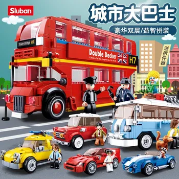 

City Creator London Bus Building Block Bricks Compatible DIY Toy For Children Birthday Gifts