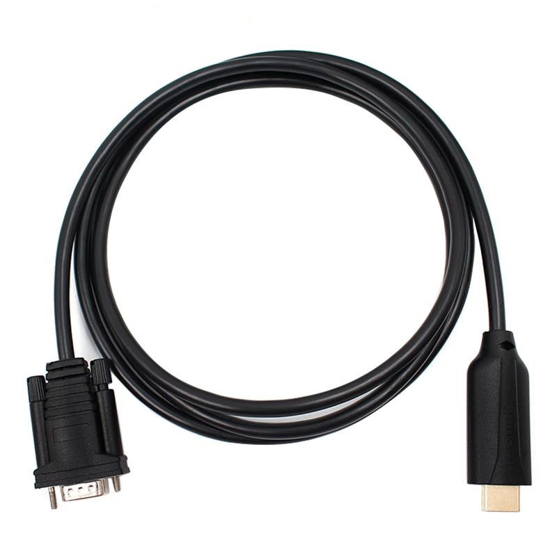 Преобразователь HDMI VGA HD 1080P с кабелем цифро аналоговый сигнал 1 шт.| |