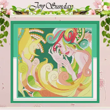 

Beauty Temptation (1) Patterns Counted Cross Stitch Diy 11 14CT Cross Stitch Set Chinese Cross-Stitch Kit Embroidery Needlework
