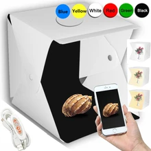 Anordsem 2 светодиодный складной светильник коробка 40*40 Портативный фон для фотосъемки софтбокс для фотостудии Регулируемый Яркость светильник коробка для DSLR Камера Anordsem 2 светодиодный складной светильник коробка 40*40 Портативный фон для фотосъемки софтбокс для фотостудии Регулируемый Яркость светильник коробка для DSLR Камера