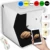 Anordsem 2 LED Folding Lightbox 40*40 Portable Photography Photo Studio Softbox Adjustable Brightness Light Box For DSLR Camera