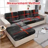 Thick Velvet Sofa Cover Solid Color Sofa Cushion Cover Elastic Slipcover All-inclusive Couch Covers Dining Room MY448 5