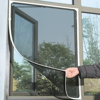 

2020 New Indoor Insect Fly Screen Curtain Mesh Bug Mosquito Netting Door Window Anti Mosquito Net For Kitchen Window #