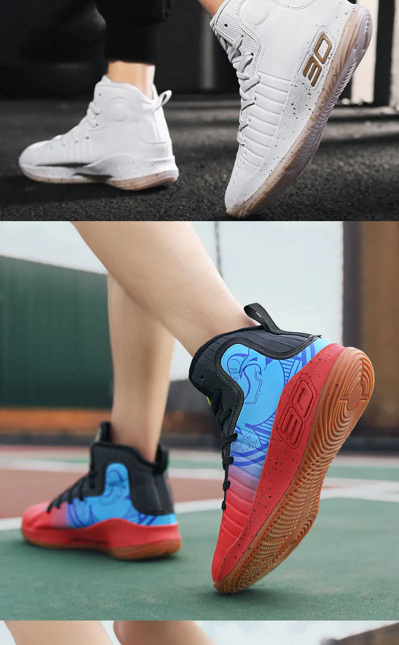 2019 Новые мужские повседневные весенне-осенние дышащие Нескользящие износостойкие уличные баскетбольные кроссовки Повседневная обувь для