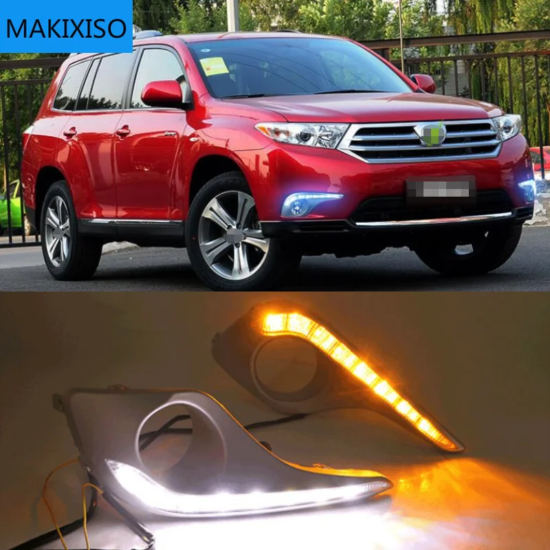 

Дневные ходовые огни для Toyota Highlander 2012, 2013, 2014, 12 В