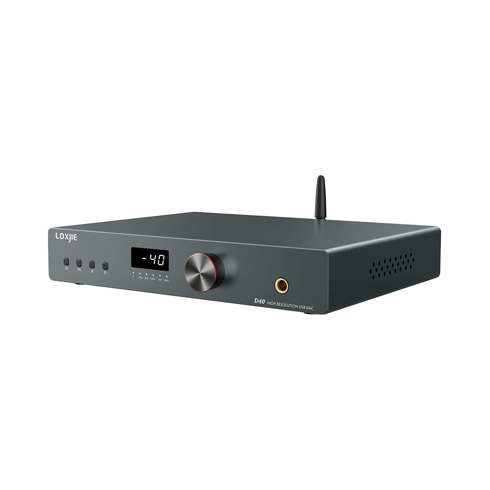 Фото LOXJIE D40 MQA аудио DAC ES9068AS OPA1612 * 4 MQA-CD Bluetooth 5,1 DSD512 оптический коаксиальный DoP64 XU-216 с дистанционным управлением №5