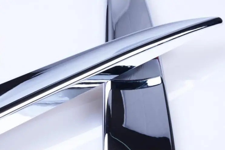 For Ford Kuga Escape 2013 2014 2015 ABS Chrome Trunk Lid Cover Trim Rear Gate Window Lid Decoration Car Covers Auto Styling 2pcs