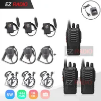 Baofeng-BF-888S Handheld Walkie Talkie 5W Two Way Radio FM Transceiver BF888S BF888S uv-s9 bf-c1 H777 3Pcs 1