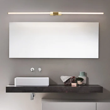 

Modern Led Bathroom Mirror Light Gold Bedroom dressing table mirror lamp Entrance hallway Mirror lighting 360 degree light