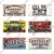 Putuo Decor Garage Licenses Plate Metal Sign Plate Tin Sign Decoration Car Plate for Living Room Door Club Garage Wall Decor