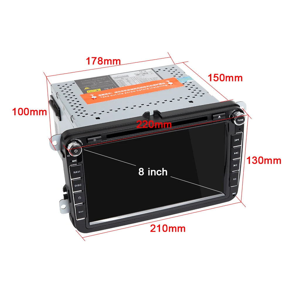 Clearance Android 9.0 Quad Core Car DVD GPS Navi for Volkswagen VW Skoda Octavia golf 5 6 touran passat B6 jetta polo tiguan player audio 2