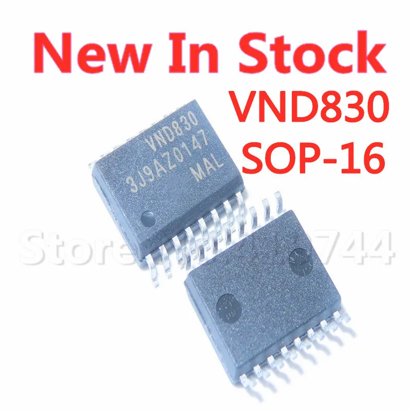 

5PCS/LOT VND830 SOP-16 E60 air conditioning air outlet common fault IC chip module heater valve failure NEW In Stock