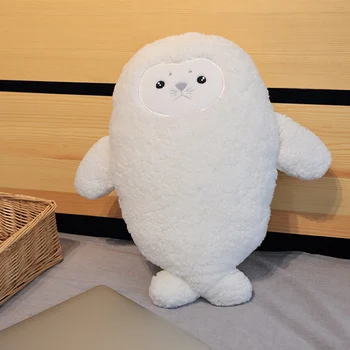 

28/45CM Sea Lion Plush Toy Kids Children Soft Stuffed Cartoon Animal Reading Pillow Cushion for Girls Birthday Gifts Toy