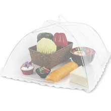 18 дюймов Бытовая еда зонтик крышка устойчивая палатка кухня муха Ланч москитная сетка для пикника барбекю вечерние ужин анти для стола