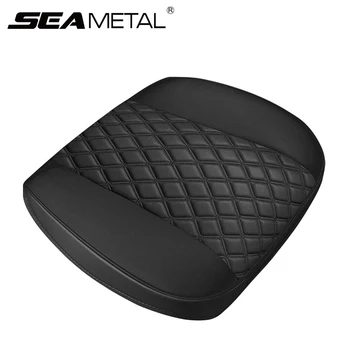 

Leather Car Seat Cushion Non Slip Car Seat Protector Pocket Design Luxury Front Rear Auto Seat Cushion Universal for Sedan&SUV