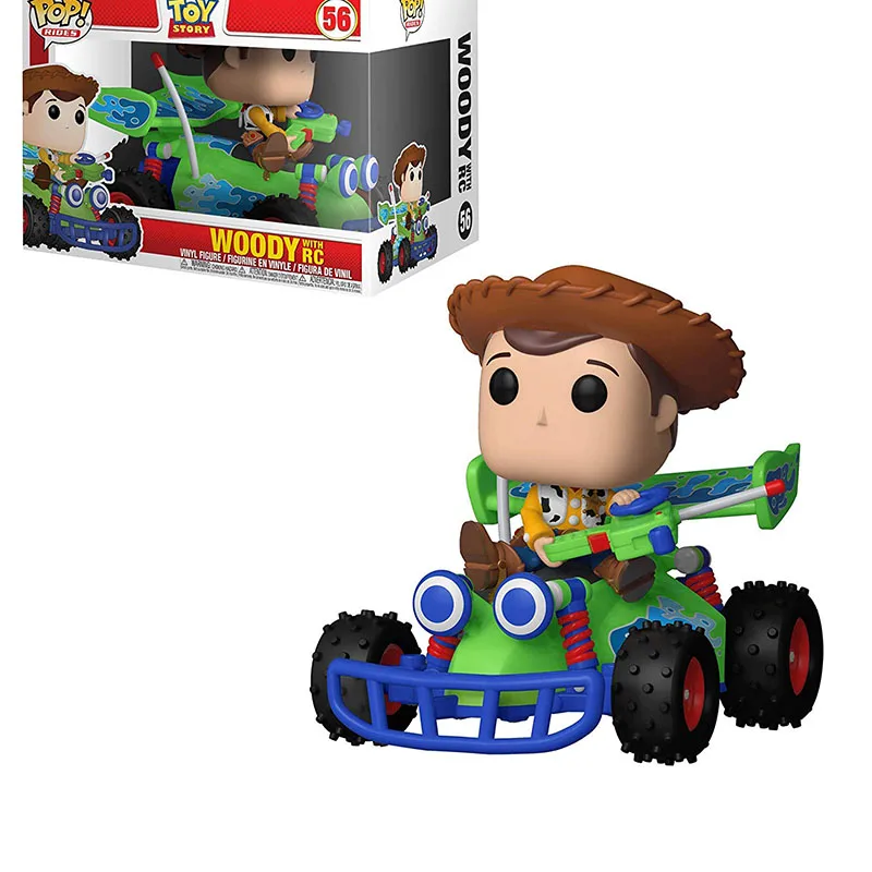 FUNKO POP Toy Story 4 Woody с RC виниловой фигуркой#56 водительская Вуди экшн-фигурка модель виниловая кукла игрушки подарки для детей Мальчики