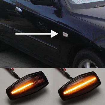

2pcs For Hyundai Flowing Water Indicator LED Side Marker Turn Signal Light For Elantra Getz Sonata XG Terracan Tucson