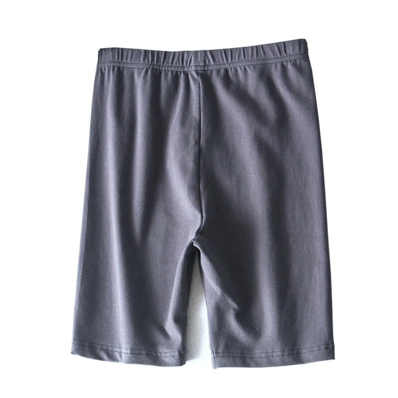 grey biker shorts Белые байкерские шорты женские черные шорты с высокой талией повседневные эластичные шорты винтажные розовые шорты цвета хаки mujer лето - Цвет: grey biker shorts