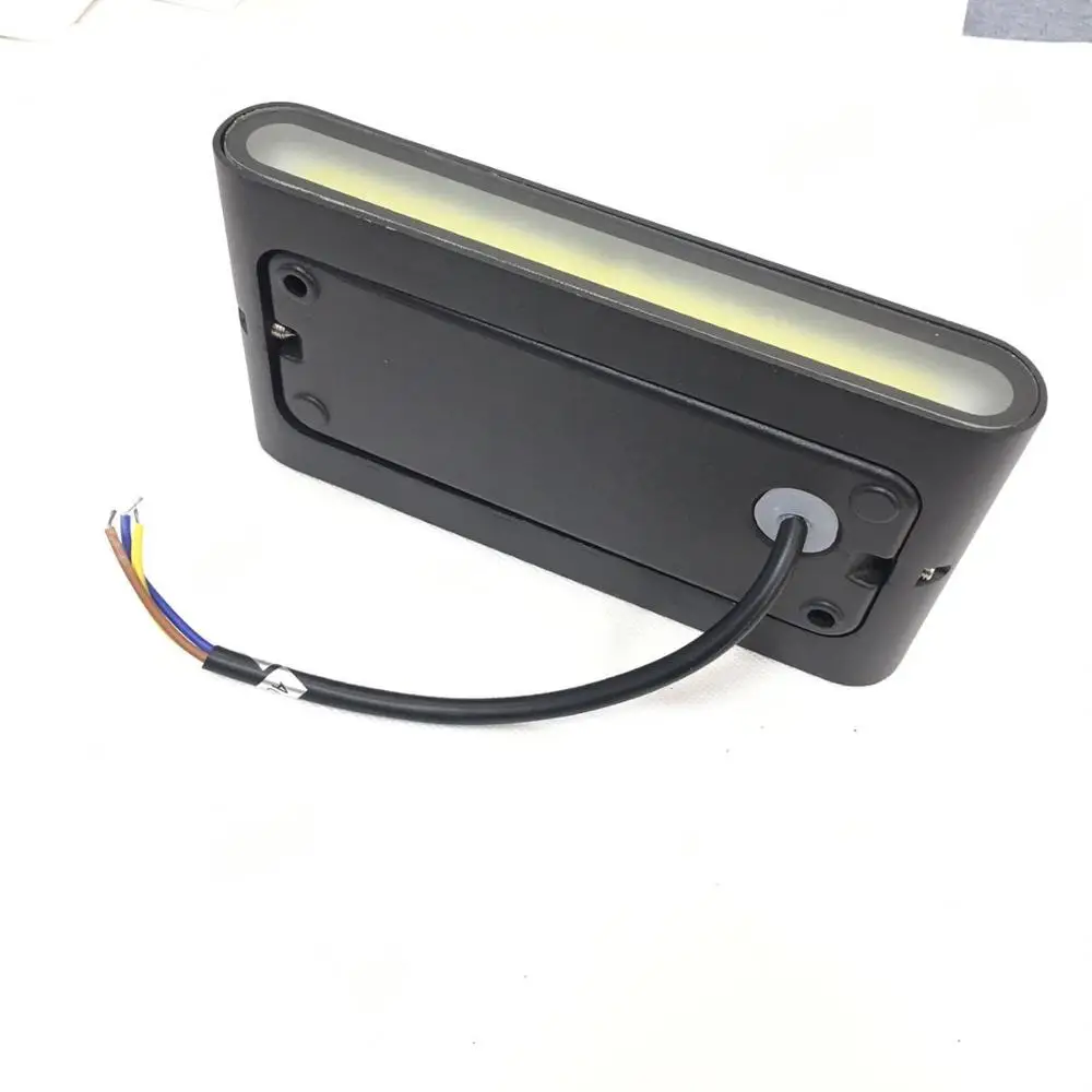 IP65 Watrproof черный настенный светильник 12 Вт AC85 265v Светодиодный точечный сада