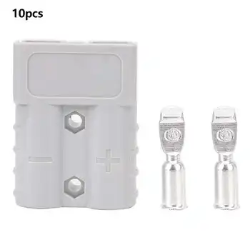 

10pcs Anderson Connector Battery Power Connector 50A 600V 6AWG Cable Terminal