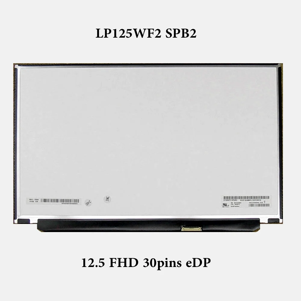 US $62.40 125 Laptop LCD Screen Display LP125WF2SPB2 lp125wf2spb1 For Lenovo X240 X250 X260 X270 00HM745 04X3922 FHD 30pin 19201080