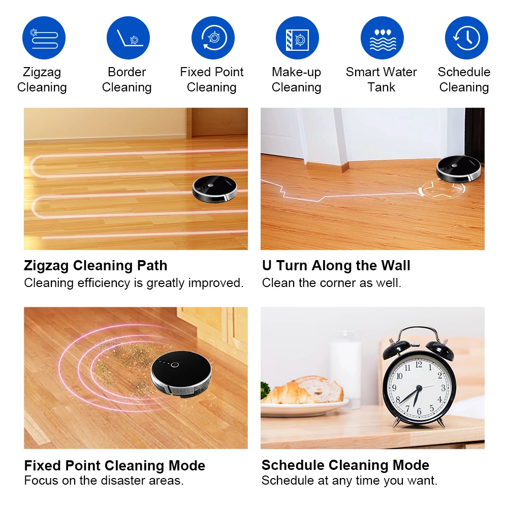 Robot Vacuum Cleaner AI Map Navigation,Memory,Smart Partition,WiFi App » The Messless
